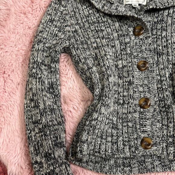 Y2k energie gray and black knit cardigan - Picture 5 of 7